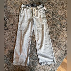 GAP Women's Light Wash high rise wide leg jeans